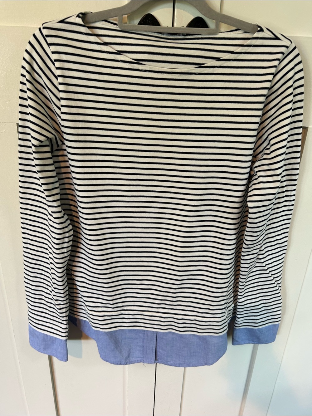 J.Crew Mercantile Top with Faux Layering Size Medium